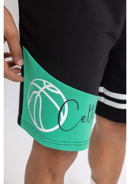 Fit NBA Boston Celtics Standart Fit Cepli Şort B3916AX24SP