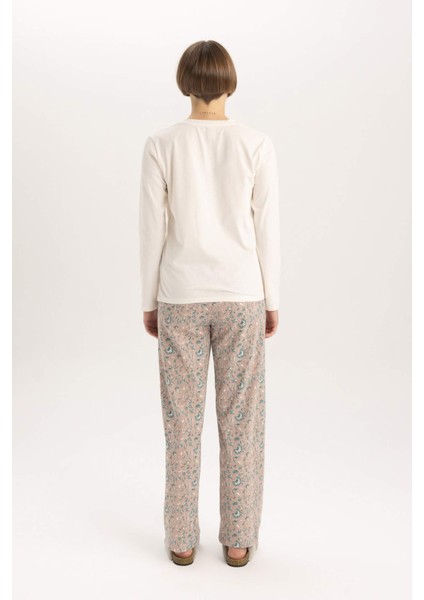 Fall in Love Regular Fit Uzun Kollu Pijama Takımı B9169AX23WN