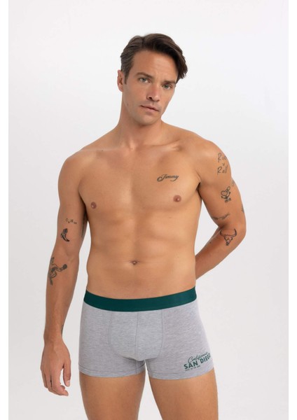 Regular Fit 3'lü Boxer B0585AX23AU