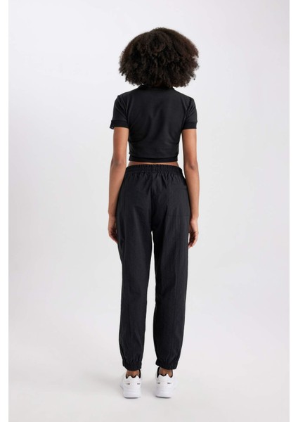Fit Sporcu Jogger Eşofman Altı Oversize Geniş Kalıp Beli Lastikli Paraşüt B9268AX23WN