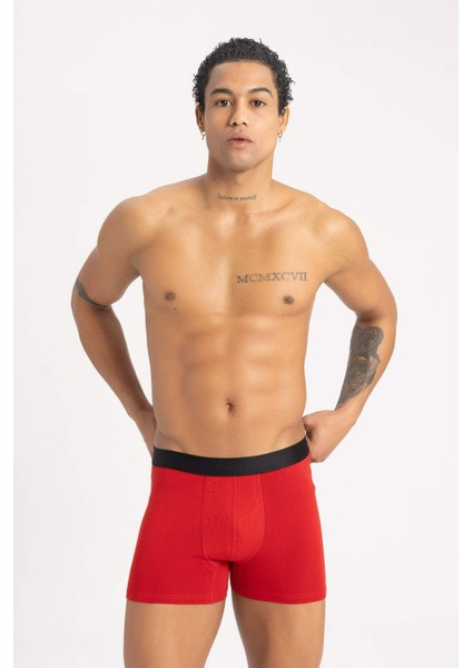 Regular Fit 3'lü Boxer B0550AX23AU