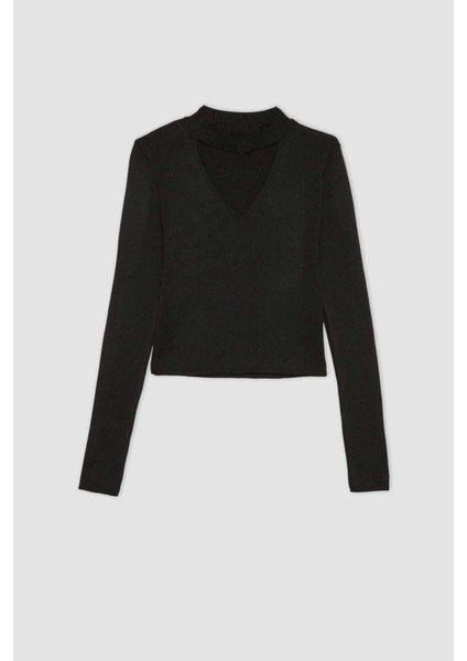Fitted Choker Yaka Ribana Kazak B3818AX23WN