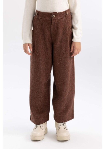 Kız Çocuk Wide Leg Oval Paça Pantolon A4870A823WN
