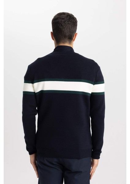 Standart Fit Balıkçı Yaka Kazak Y4193AZ23WN