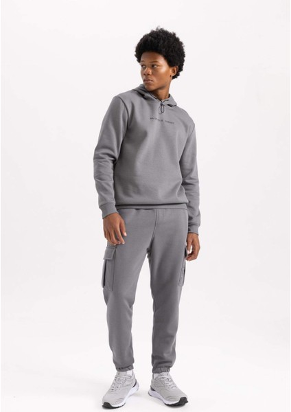 Fit Standart Fit Kargo Cepli Jogger Eşofman Altı Y7119AZ23AU