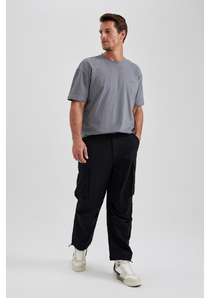 Pantolon Relax Fit Kargo Cepli Lastikli Paça A5301AX23AU