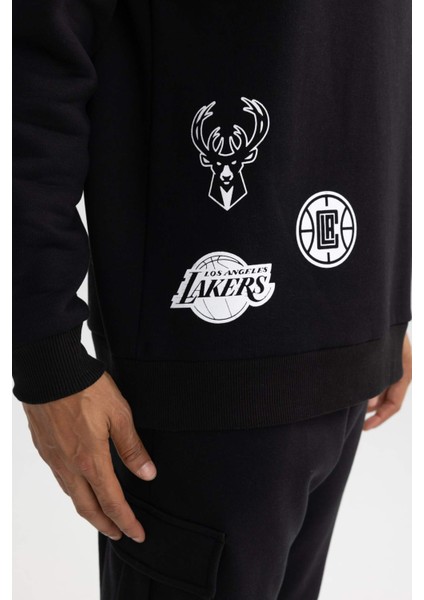 Fit NBA Current Teams Comfort Fit Bisiklet Yaka Kalın Sweatshirt A4112AX23AU