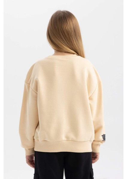 Kız Çocuk Regular Fit Bisiklet Yaka Sweatshirt A4820A823AU