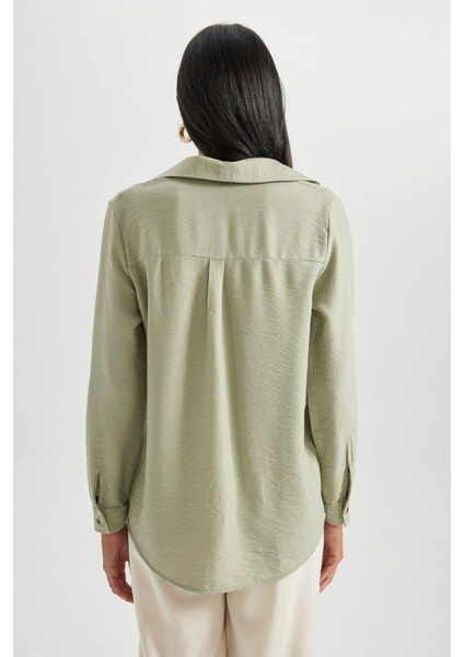 Regular Fit Uzun Kollu Gömlek M9407AZ23AU