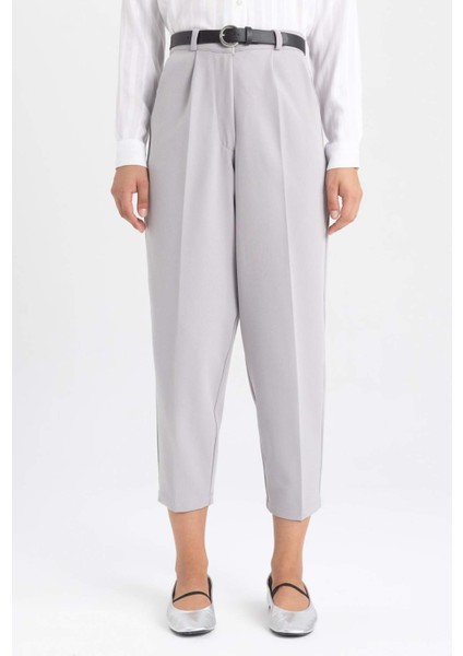 Tapered Fit Cepli Kısa Paça Pantolon B1673AX23AU