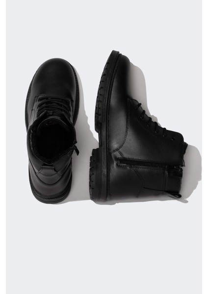 Erkek Düz Taban Suni Deri Bot B2633AX23WN