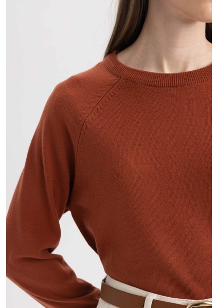 Regular Fit Bisiklet Yaka Kazak I6913AZ23WN