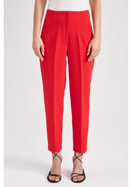 Slim Fit Yüksek Bel Standart Paça Pantolon W9757AZ23SM