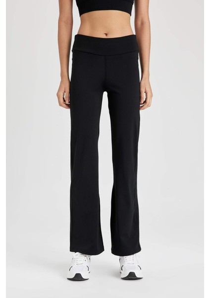 Sporcu Jogger Eşofman Altı Geniş Bol Paça Basic Düz Skuba Dalgıç Kumaş A0566AX23AU