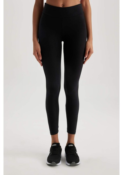 Fit Beli Saran Pamuklu Sporcu Tayt Z6327AZ23SP