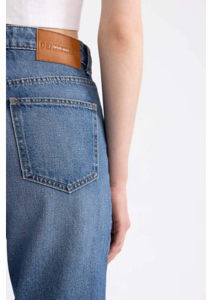 Wiser Wash Mom Fit Jean %100 Pamuk Pantolon Z9722AZ23SP