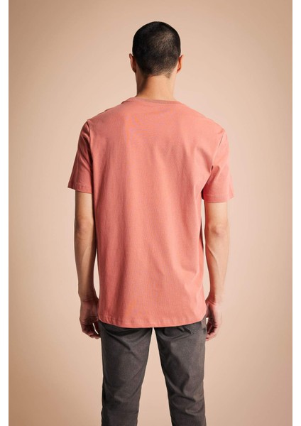 Regular Fit Bisiklet Yaka Basic Kısa Kollu %100 Pamuk Tişört M7666AZ23SP
