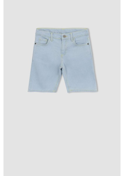 Erkek Çocuk Jean Basic Düz Şort Z1733A623SM indirimleri