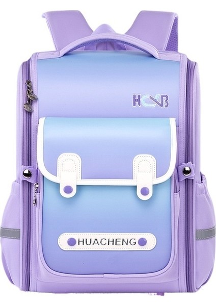 Ilkokul Öğrencilerinin Okul Çantaları, Kızların Omurga Koruyucu ve Yük Azaltıcı Geniş Kapasiteli Sırt Çantaları (Yurt Dışından)