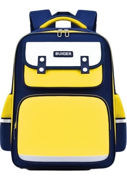 Erkek ve Kız Okul Çantaları Büyük Kapasiteli Ingiliz Tarzı Anaokulu Eğitim Sınıfı Sırt Çantası (Yurt Dışından)