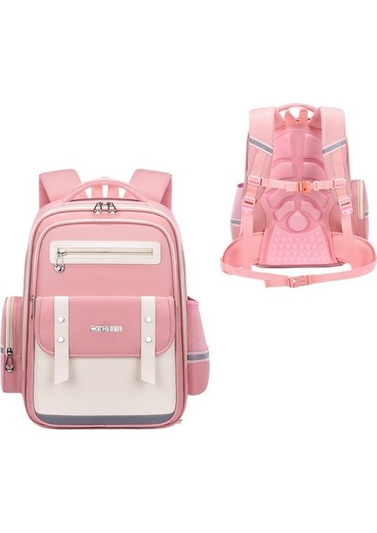 Ilkokul Öğrencisi Okul Çantası Ingiliz Tarzı 1-6. Sınıf Erkek ve Kız Çocuk Okul Çantası Büyük Kapasiteli Sırt Çantası (Yurt Dışından)