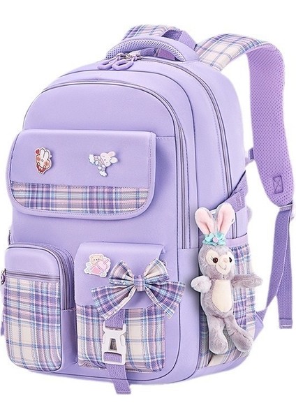 Ilkokul Öğrencisi Schoolbag Yay 1-6th Sınıf Sevimli Kız Çocuk Omuz Hafif Sırt Çantası Satışa Hazır (Yurt Dışından)