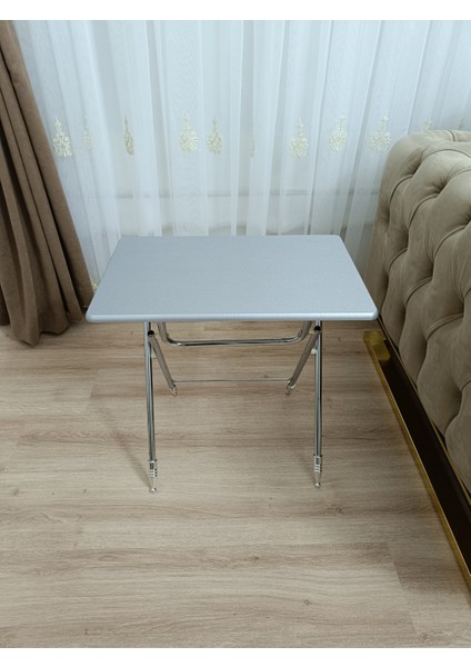Çanta Zigon Sehpa, 4'lü Sehpa, Zigon Sehpa, Servis Sehpası, Mdf Mebran Sehpa, Katlanır Sehpa, Krom