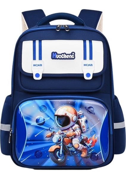 Ilkokul Öğrencileri Için Karikatür Okul Çantası 1-3-6 Sınıf Erkek ve Kız Büyük Kapasiteli Dekompresyon Omurga Koruma Sırt Çantası (Yurt Dışından)