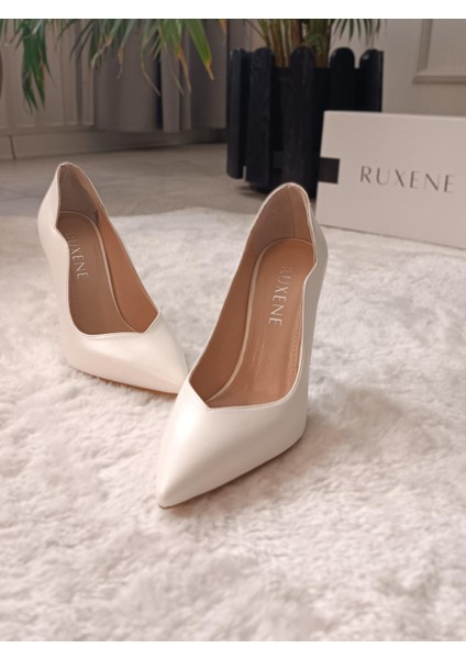 Ayrıs Ince Topuk Asimetrik Kesim Stiletto 10,5cm Gelin Ayakkabısı indirimleri