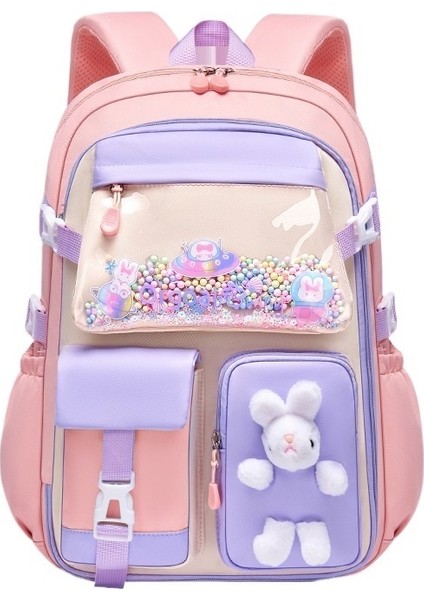 Yeni Ilkokul Öğrencisi Okul Çantası Buzdolabı Yandan Açılan Karikatür Hafif, Yük Azaltıcı, Omurgayı Koruyan, Yüksek Kaliteli Çocuk Sırt Çantası (Yurt Dışından)