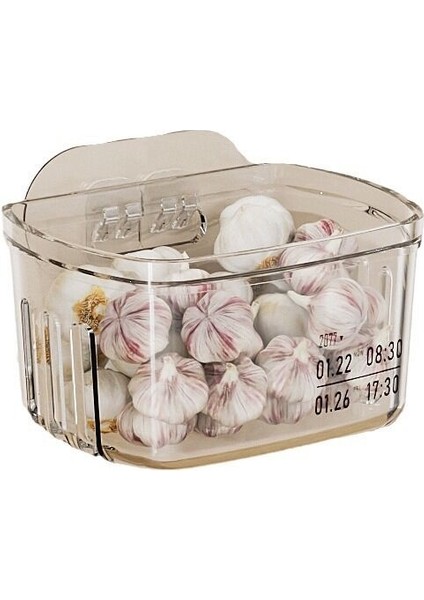 Zencefil ve Sarımsak Için Mutfak Duvar Sepeti (Yurt Dışından)