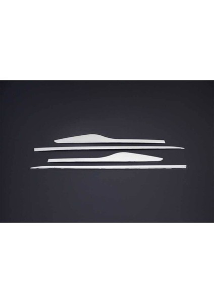 Alminox Oto Renault Clio 4 Sport Tourer Krom Yan Kapı Çıtası 2012 Üzeri
