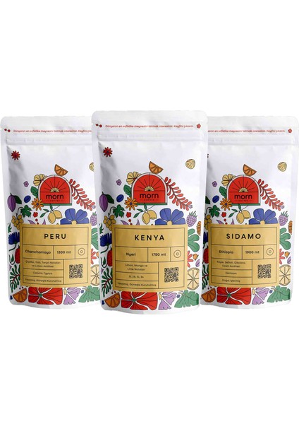 Asidite Sever Filtre Kahve Paketi - 3X100 gr