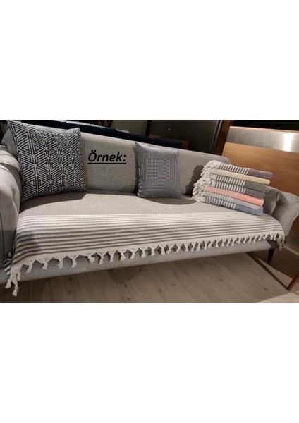 Pamuklu Kaymaz Hasır Dokuma Koltuk-Çekyat Örtüsü Takımı 3+3+1+1 - A.yeşil modelleri