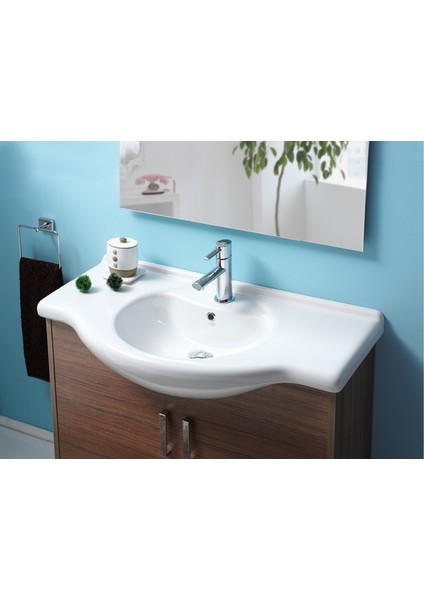 Nil Etajerli Lavabo 75X50 cm modelleri