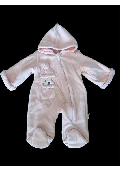 Lionkids 9 Ay Minicorn Ayı Nakışlı Kışlık Bebe Kozmonot Tulum modelleri