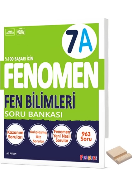 Fenomen Yayıncılık 7. Sınıf A Serisi Fen Bilimleri Soru Bankası