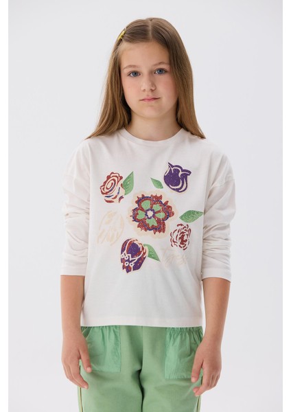 Bg Store Kız Çocuk Ekru T-Shirt fiyatları