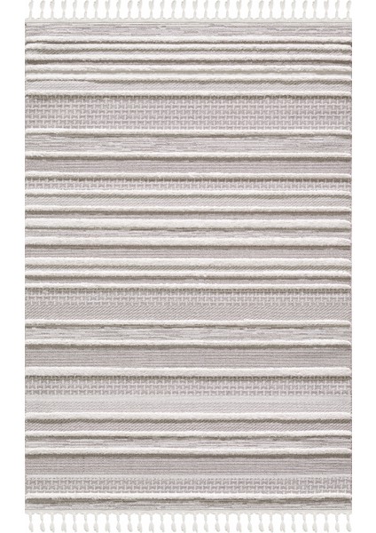 Bilbao Shale Modern Iskandinav Desenli Halı - Krem - 120x180 Cm