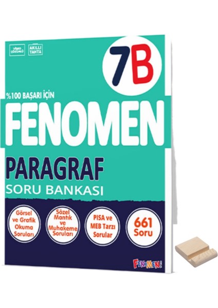 Fenomen Yayıncılık 7. Sınıf B Serisi Paragraf Soru Bankası