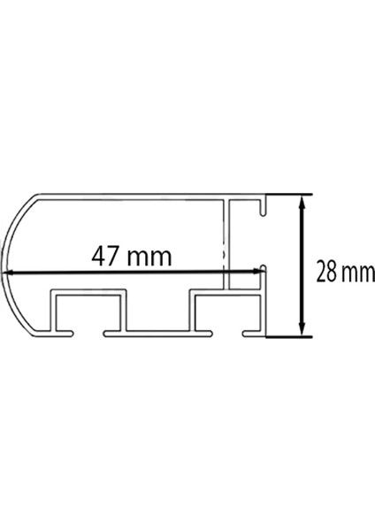 Dekoratif Perde Ray Kornişi alüminyum 2 Kanallı Patina Renkler modelleri