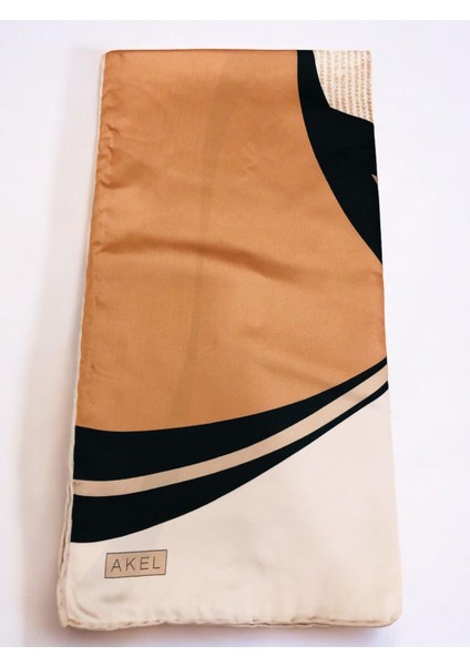 Alfa Twill Eşarp Kalın Çizgili Desen Ebat 95 x 95