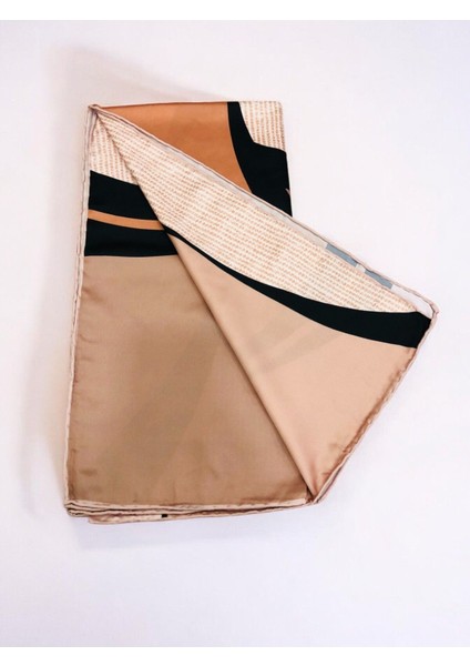 Alfa Twill Eşarp Kalın Çizgili Desen Ebat 95 x 95 fiyatları