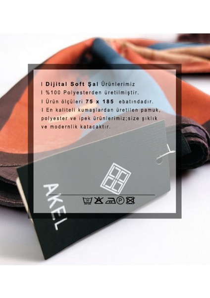 Digital Soft Şal Pastel Desen fırsatları