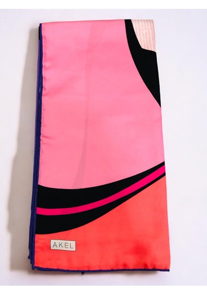 Alfa Twill Eşarp Kalın Çizgili Desen Ebat 95 x 95