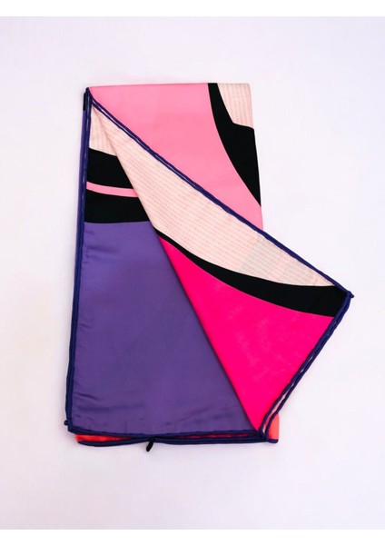 Alfa Twill Eşarp Kalın Çizgili Desen Ebat 95 x 95 fiyatları