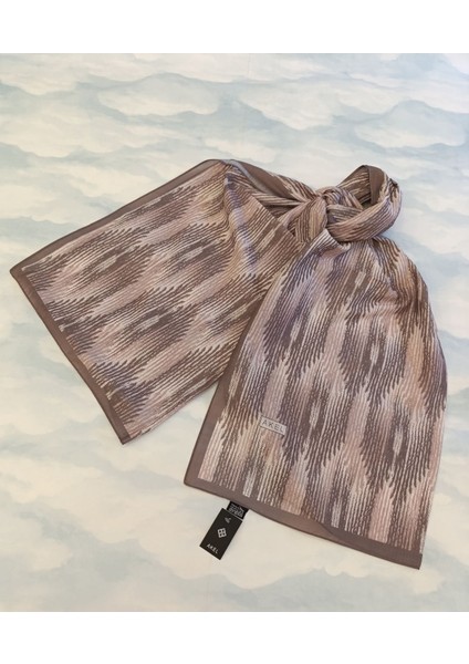 Desenli Pamuk Şal Çizgili Desen Şal Ebat 75 x 185