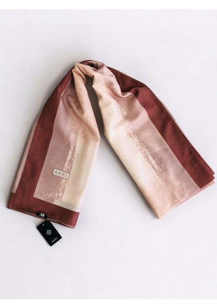 Digital Soft Şal Pastel Desen