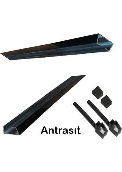 Ahşap Rustik Rayı, Kelepçe ve Kapak takımı