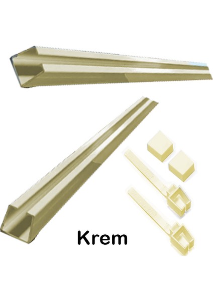 Ahşap Rustik Rayı, Kelepçe ve Kapak takımı